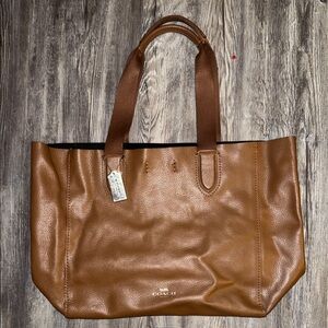 Coach Vintage Tan Leather Derby Carryall